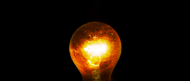 Glowing bulb